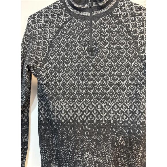 Athleta Wool Base Layer Sweater Quarter Zip Small - Picture 3 of 7